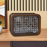 Maxbell Wooden Money Box with Counter Jar Wooden Savings Box for Children's Day Kids 1000 EUR