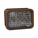 Maxbell Wooden Money Box with Counter Jar Wooden Savings Box for Children's Day Kids 1000 EUR