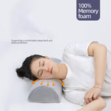 Maxbell Neck Pillow Easy to Wash Portable Semi-cylindrical Pillow for Dorm Men Women