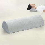 Maxbell Neck Pillow Easy to Wash Portable Semi-cylindrical Pillow for Dorm Men Women