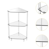Maxbell Corner Side Table Multipurpose End Table for Kitchen Small Space Restaurant