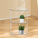 Maxbell Corner Side Table Multipurpose End Table for Kitchen Small Space Restaurant