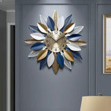 Maxbell Large Wall Clock Creative Round Big Clock for Bedroom Dining Room Restaurant