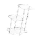 Maxbell Acrylic Side Table for Drink Coffee NightStand for Living Room Entrance Home Square