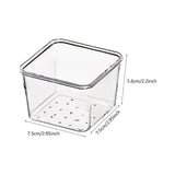 Maxbell Drawer Organizer Clear for Bedroom Dresser Kitchen Gadgets Utensils Bathroom 7.5cmx7.5cm