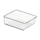 Maxbell Drawer Organizer Clear for Bedroom Dresser Kitchen Gadgets Utensils Bathroom 15cmx15cm
