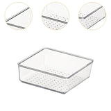 Maxbell Drawer Organizer Clear for Bedroom Dresser Kitchen Gadgets Utensils Bathroom 15cmx15cm