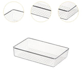Maxbell Drawer Organizer Clear for Bedroom Dresser Kitchen Gadgets Utensils Bathroom 23cmx15cm