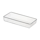 Maxbell Drawer Organizer Clear for Bedroom Dresser Kitchen Gadgets Utensils Bathroom 30.5cmx15cm