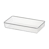 Maxbell Drawer Organizer Clear for Bedroom Dresser Kitchen Gadgets Utensils Bathroom 30.5cmx15cm