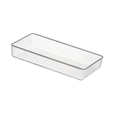 Maxbell Drawer Organizer Clear for Bedroom Dresser Kitchen Gadgets Utensils Bathroom 30.5cmx15cm