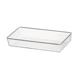 Maxbell Drawer Organizer Clear for Bedroom Dresser Kitchen Gadgets Utensils Bathroom 30.5cmx15cm