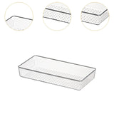 Maxbell Drawer Organizer Clear for Bedroom Dresser Kitchen Gadgets Utensils Bathroom 30.5cmx15cm