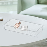 Maxbell Drawer Organizer Clear for Bedroom Dresser Kitchen Gadgets Utensils Bathroom 30.5cmx15cm