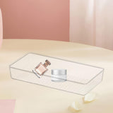 Maxbell Drawer Organizer Clear for Bedroom Dresser Kitchen Gadgets Utensils Bathroom 30.5cmx15cm