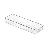 Maxbell Drawer Organizer Clear for Bedroom Dresser Kitchen Gadgets Utensils Bathroom 38cmx15cm