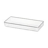 Maxbell Drawer Organizer Clear for Bedroom Dresser Kitchen Gadgets Utensils Bathroom 38cmx15cm