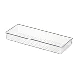 Maxbell Drawer Organizer Clear for Bedroom Dresser Kitchen Gadgets Utensils Bathroom 38cmx15cm