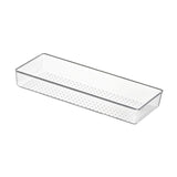 Maxbell Drawer Organizer Clear for Bedroom Dresser Kitchen Gadgets Utensils Bathroom 38cmx15cm