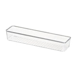 Maxbell Drawer Organizer Clear for Bedroom Dresser Kitchen Gadgets Utensils Bathroom 30.5cmx7.5cm