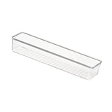 Maxbell Drawer Organizer Clear for Bedroom Dresser Kitchen Gadgets Utensils Bathroom 30.5cmx7.5cm