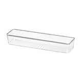 Maxbell Drawer Organizer Clear for Bedroom Dresser Kitchen Gadgets Utensils Bathroom 30.5cmx7.5cm