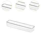 Maxbell Drawer Organizer Clear for Bedroom Dresser Kitchen Gadgets Utensils Bathroom 30.5cmx7.5cm