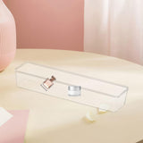 Maxbell Drawer Organizer Clear for Bedroom Dresser Kitchen Gadgets Utensils Bathroom 30.5cmx7.5cm