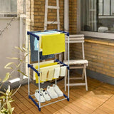 Maxbell Clothes Drying Rack Shelf Dryer Rack for Garment Laundry Room Indoor Outdoor