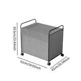 Maxbell Laundry Basket with Wheels Multiuse Storage Bin for College Bedroom Bathroom