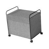 Maxbell Laundry Basket with Wheels Multiuse Storage Bin for College Bedroom Bathroom