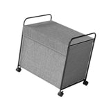 Maxbell Laundry Basket with Wheels Multiuse Storage Bin for College Bedroom Bathroom