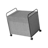 Maxbell Laundry Basket with Wheels Multiuse Storage Bin for College Bedroom Bathroom