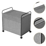Maxbell Laundry Basket with Wheels Multiuse Storage Bin for College Bedroom Bathroom