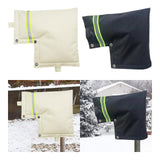 Maxbell Winter Faucet Cover Insulation Cover for Yard Irrigation System Cold Weather Black