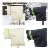 Maxbell Winter Faucet Cover Insulation Cover for Yard Irrigation System Cold Weather Black