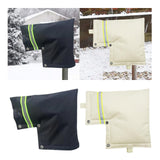 Maxbell Winter Faucet Cover Insulation Cover for Yard Irrigation System Cold Weather Black
