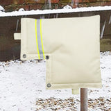 Maxbell Winter Faucet Cover Insulation Cover for Yard Irrigation System Cold Weather Beige