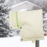 Maxbell Winter Faucet Cover Insulation Cover for Yard Irrigation System Cold Weather Beige