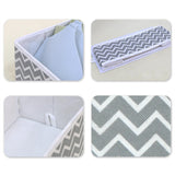 Maxbell 6x Drawer Organizer Storage Bins Closet Organization for Lingerie Bras Belts Wave Pattern Gray
