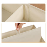 Maxbell 4 Pieces Drawer Organizer Practical Closet Organization for Belts Socks Bras Beige