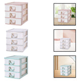 Maxbell Tabletop Storage Drawers Multipurpose Desktop Organizer for Cosmetics School Pink