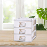 Maxbell Tabletop Storage Drawers Multipurpose Desktop Organizer for Cosmetics School Grey