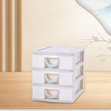 Maxbell Tabletop Storage Drawers Multipurpose Desktop Organizer for Cosmetics School Grey