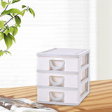 Maxbell Tabletop Storage Drawers Multipurpose Desktop Organizer for Cosmetics School Grey
