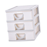 Maxbell Tabletop Storage Drawers Multipurpose Desktop Organizer for Cosmetics School Grey