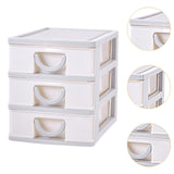 Maxbell Tabletop Storage Drawers Multipurpose Desktop Organizer for Cosmetics School Grey