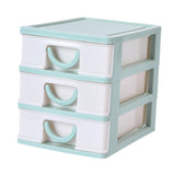 Maxbell Tabletop Storage Drawers Multipurpose Desktop Organizer for Cosmetics School Green