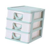 Maxbell Tabletop Storage Drawers Multipurpose Desktop Organizer for Cosmetics School Green