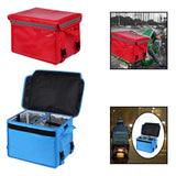 Maxbell Insulated Food Delivery Bag 30L Delivery Container for Food Transport Travel Red